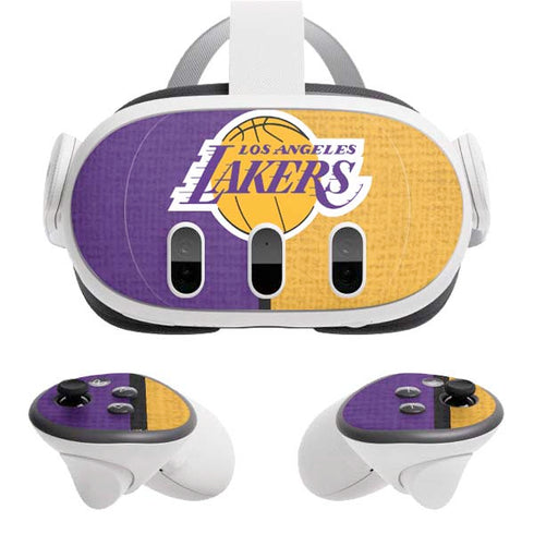 NBA Los Angeles Lakers Canvas Meta Quest 3 Skin