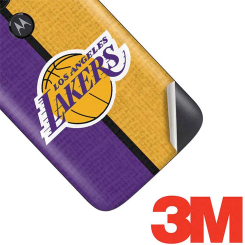 NBA Los Angeles Lakers Canvas Moto E5 Play Skin