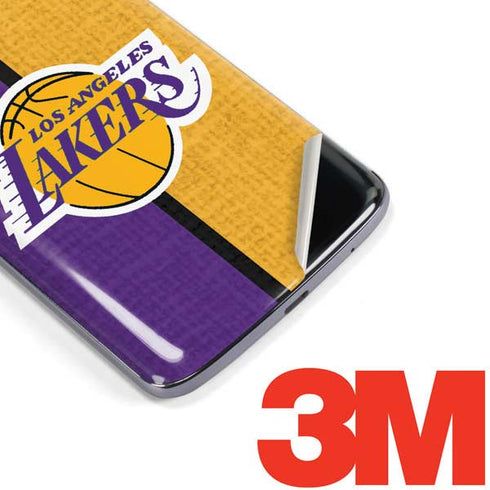 NBA Los Angeles Lakers Canvas Moto E5 Plus Skin