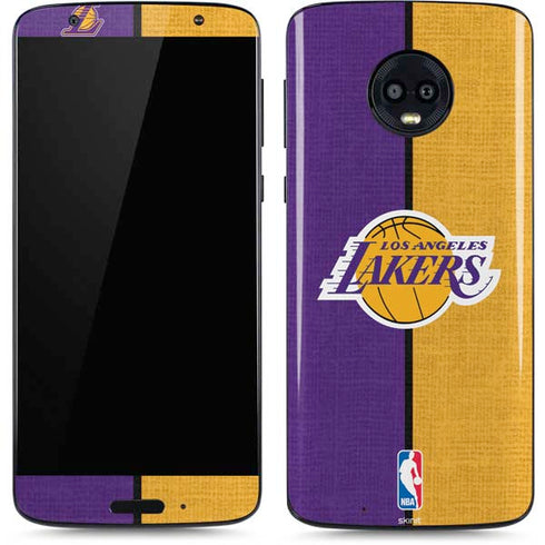 NBA Los Angeles Lakers Canvas Moto G6 Skin