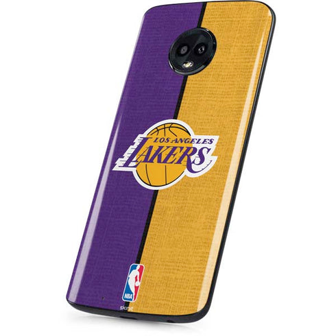 NBA Los Angeles Lakers Canvas Moto G6 Skin