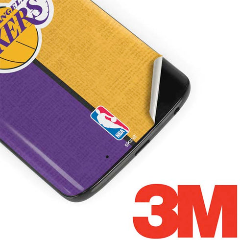 NBA Los Angeles Lakers Canvas Moto G6 Skin