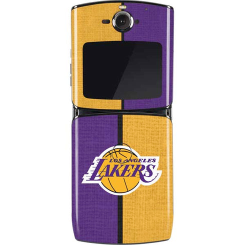 NBA Los Angeles Lakers Canvas Motorola RAZR Skin
