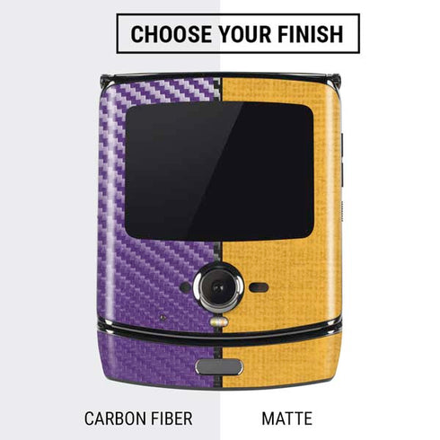 NBA Los Angeles Lakers Canvas Motorola RAZR Skin