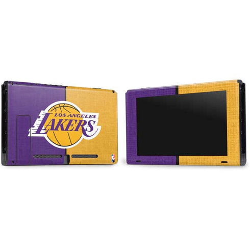 NBA Los Angeles Lakers Canvas Nintendo Switch Bundle Skin