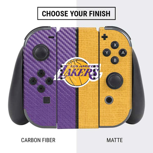 NBA Los Angeles Lakers Canvas Nintendo Switch Bundle Skin