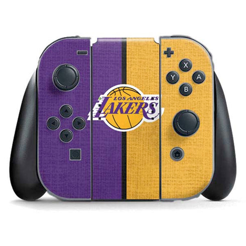 NBA Los Angeles Lakers Canvas Nintendo Switch (2017-2021) Joy-Con Controller Skin