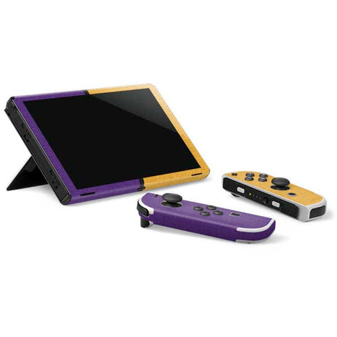 NBA Los Angeles Lakers Canvas Nintendo Switch OLED (2021) Skin