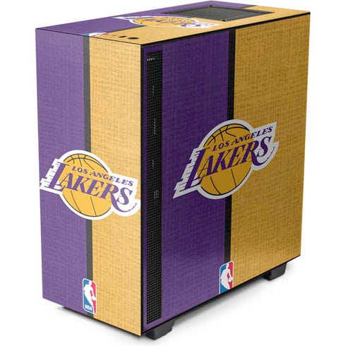 NBA Los Angeles Lakers Canvas NZXT H510 Compact ATX Mid-Tower Case Skin