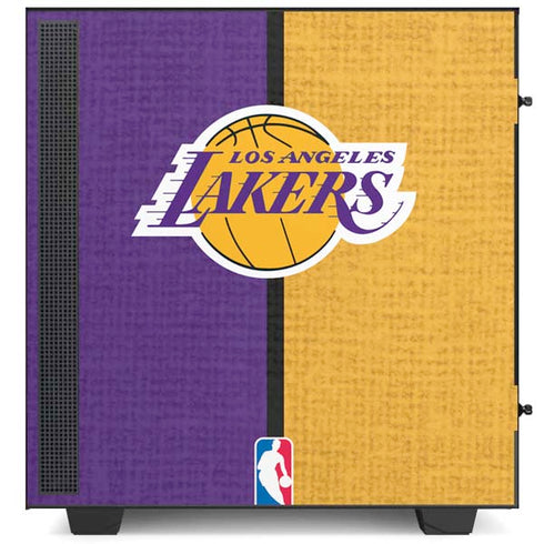 NBA Los Angeles Lakers Canvas NZXT H510 Compact ATX Mid-Tower Case Skin