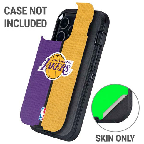 NBA Los Angeles Lakers Canvas Otterbox Defender iPhone Skin
