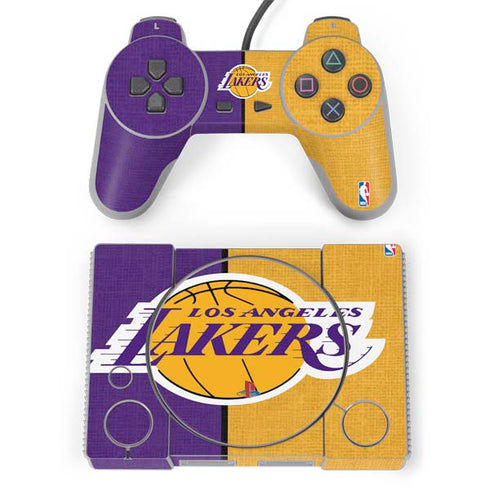 NBA Los Angeles Lakers Canvas PlayStation Classic Bundle Skin