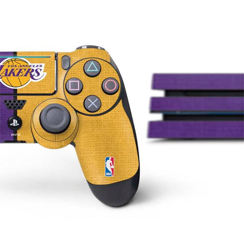 NBA Los Angeles Lakers Canvas PS4 Pro Bundle Skin