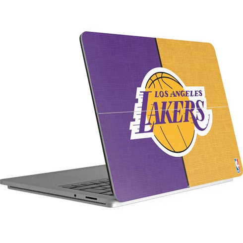 NBA Los Angeles Lakers Canvas Surface Laptop Studio Skin