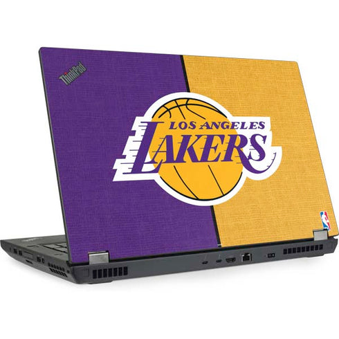 NBA Los Angeles Lakers Canvas Lenovo ThinkPad Skin