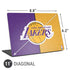NBA Los Angeles Lakers Canvas Universal Laptop 11in (8.8 x 6.2in) Skin
