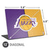 NBA Los Angeles Lakers Canvas Universal Laptop 12in (9.8 x 6.8in) Skin