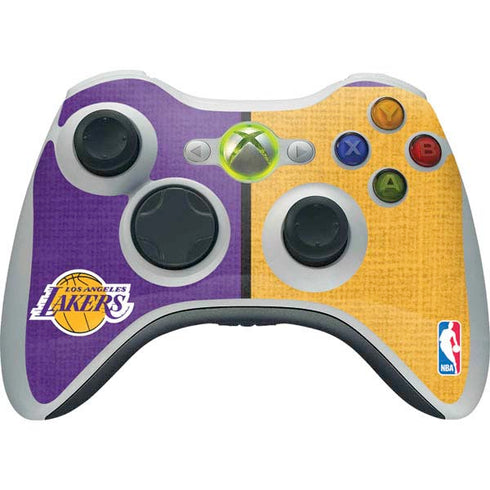 NBA Los Angeles Lakers Canvas Xbox 360 Wireless Controller Skin