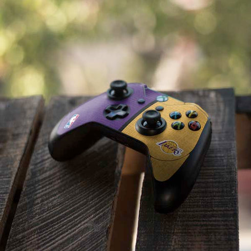 NBA Los Angeles Lakers Canvas Xbox One Elite Controller Skin