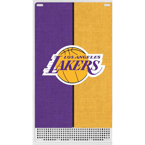 NBA Los Angeles Lakers Canvas Xbox Series S Console Skin