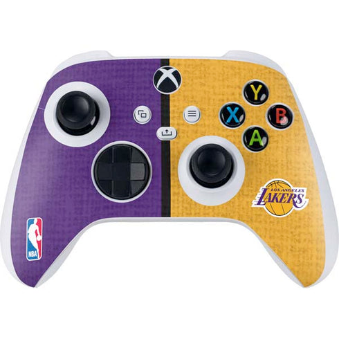 NBA Los Angeles Lakers Canvas Xbox Series S Controller Skin