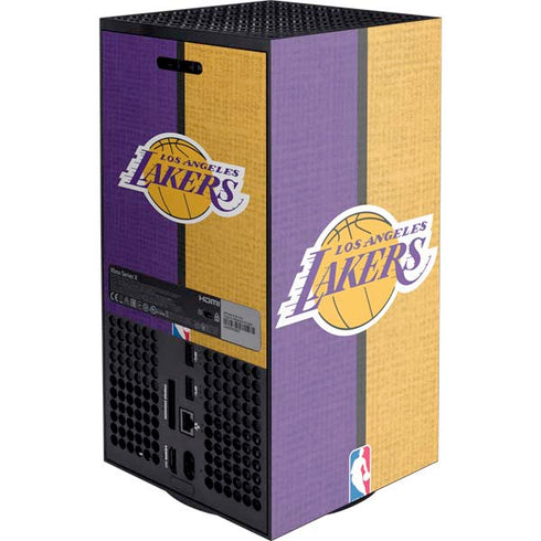 NBA Los Angeles Lakers Canvas Xbox Series X Console Skin