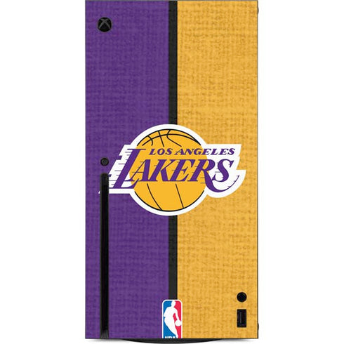 NBA Los Angeles Lakers Canvas Xbox Series X Console Skin