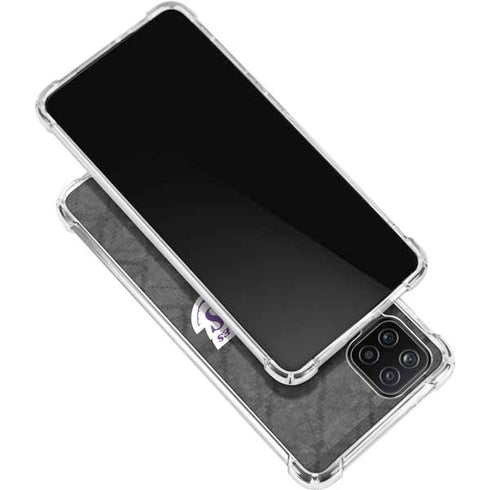 NBA Los Angeles Lakers Dark Rust Galaxy A12 Clear Case
