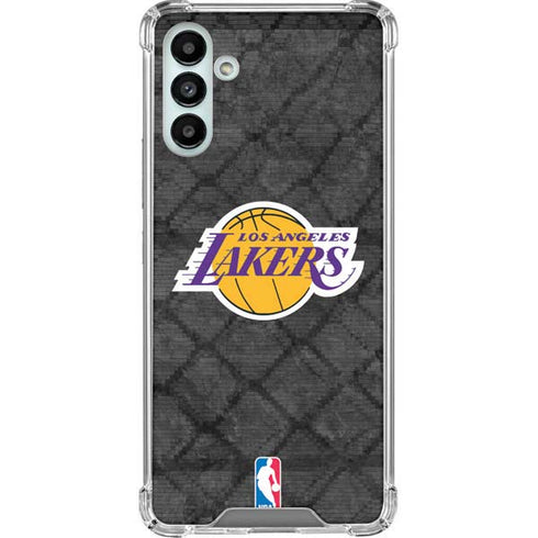 NBA Los Angeles Lakers Dark Rust Galaxy A13 5G Clear Case