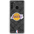 NBA Los Angeles Lakers Dark Rust Galaxy A21 Clear Case