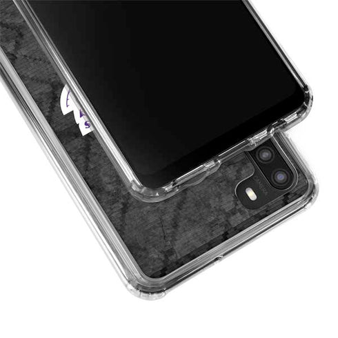 NBA Los Angeles Lakers Dark Rust Galaxy A21 Clear Case