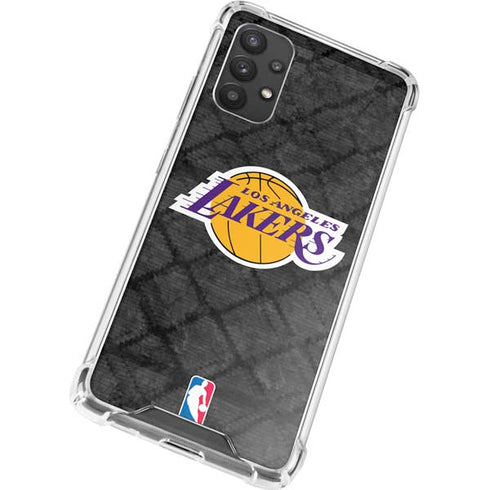 NBA Los Angeles Lakers Dark Rust Galaxy A32 5G Clear Case