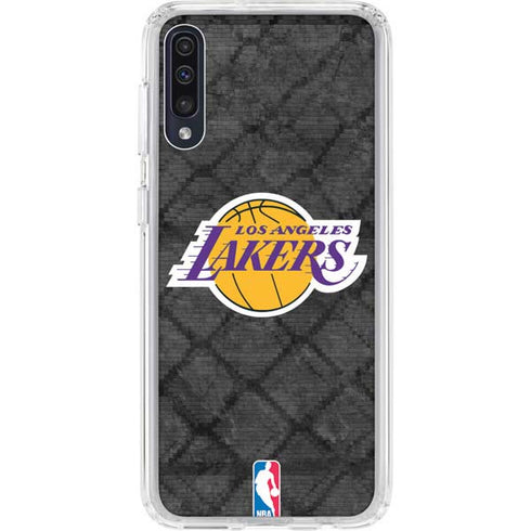 NBA Los Angeles Lakers Dark Rust Galaxy A50 Clear Case