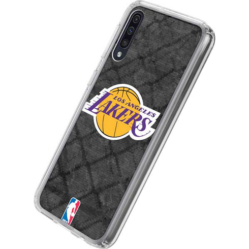 NBA Los Angeles Lakers Dark Rust Galaxy A50 Clear Case
