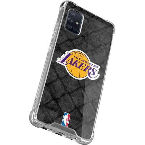 NBA Los Angeles Lakers Dark Rust Galaxy A51 5G Clear Case