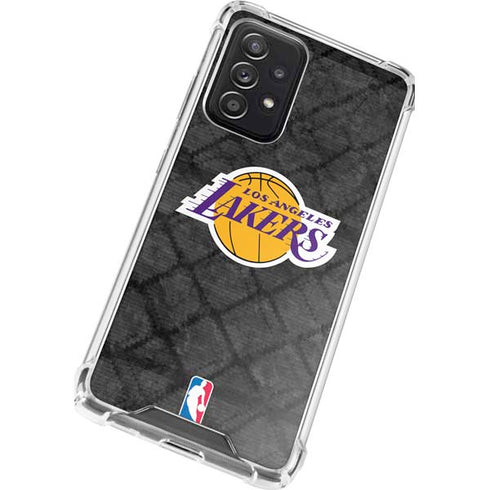 NBA Los Angeles Lakers Dark Rust Galaxy A52 5G Clear Case