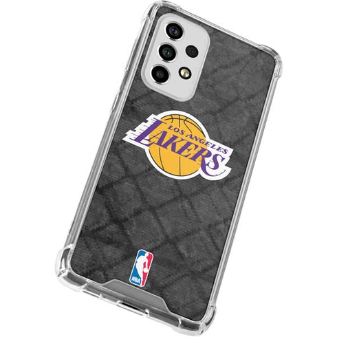NBA Los Angeles Lakers Dark Rust Galaxy A53 5G Clear Case