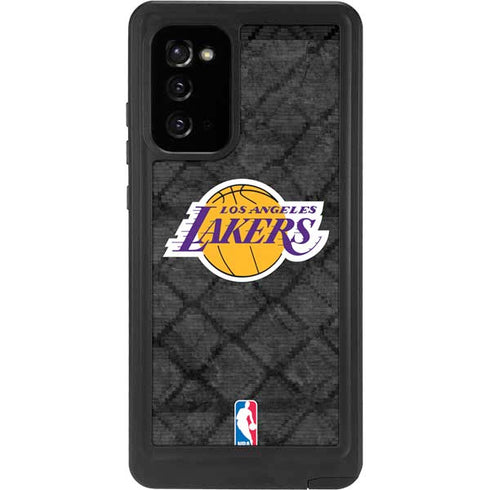 NBA Los Angeles Lakers Dark Rust Galaxy Note20 5G Waterproof Case