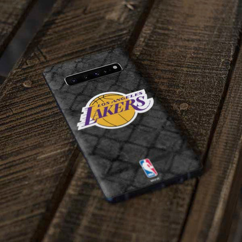 NBA Los Angeles Lakers Dark Rust Galaxy S10 Skin