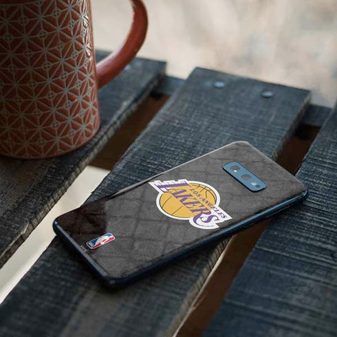 NBA Los Angeles Lakers Dark Rust Galaxy S10e Skin