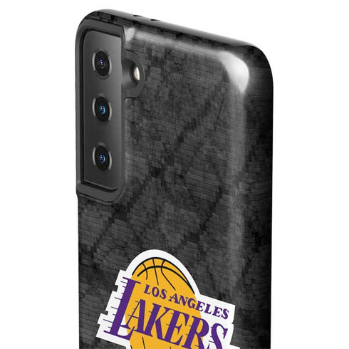 NBA Los Angeles Lakers Dark Rust Galaxy S21 Plus 5G Pro Case