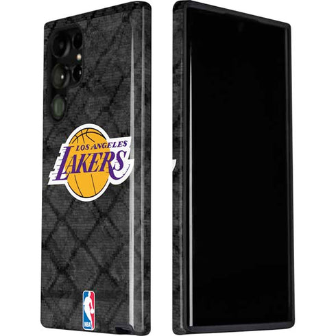 NBA Los Angeles Lakers Dark Rust Galaxy S22 Ultra Pro Case