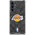 NBA Los Angeles Lakers Dark Rust Galaxy S23 FE Clear Case