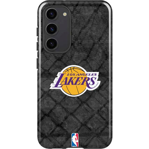 NBA Los Angeles Lakers Dark Rust Galaxy S23 Plus Pro Case