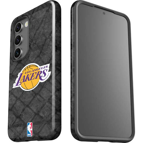 NBA Los Angeles Lakers Dark Rust Galaxy S23 Plus Pro Case