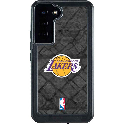 NBA Los Angeles Lakers Dark Rust Galaxy S23 Plus Waterproof Case