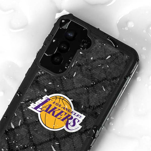 NBA Los Angeles Lakers Dark Rust Galaxy S23 Plus Waterproof Case