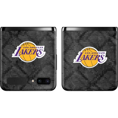 NBA Los Angeles Lakers Dark Rust Galaxy Z Flip Skin