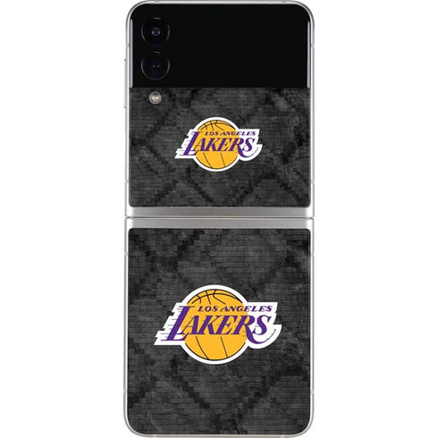 NBA Los Angeles Lakers Dark Rust Galaxy Z Flip3 5G Skin