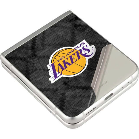 NBA Los Angeles Lakers Dark Rust Galaxy Z Flip3 5G Skin
